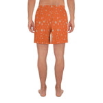 Atomic orange - Men's Athletic Long Shorts